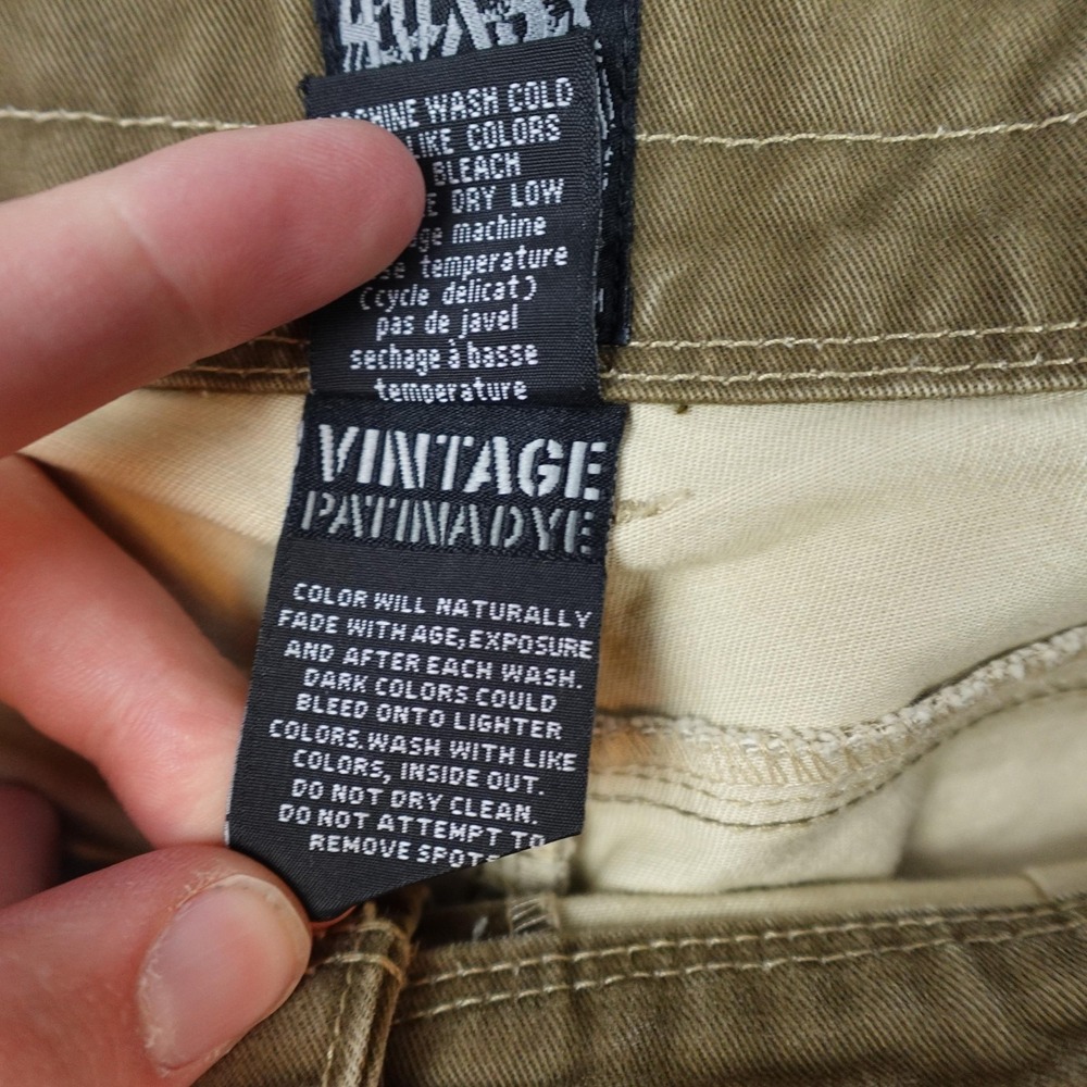 Kuhl Rydr Pants Mens 40x32 Brown Canvas Vintage Patina Dye Workwear Outdoor - Picture 4 of 9